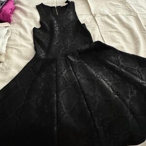 Parker Snake print A-line dress